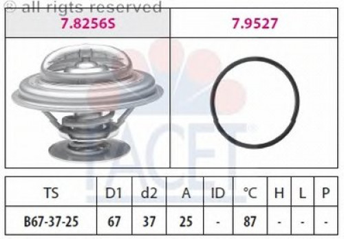 78256 FACET термостат