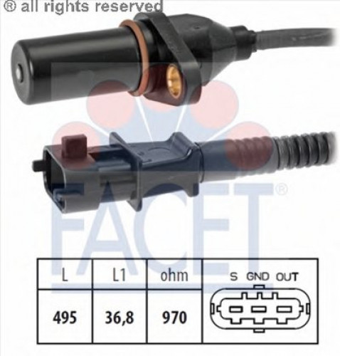90563 FACET датчик импульсов; датчик импульсов