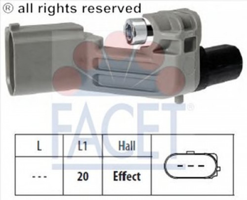 90598 FACET датчик импульсов; датчик импульсов
