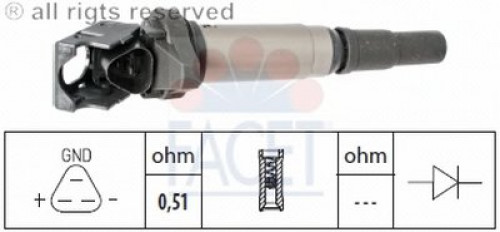 96375 FACET катушка зажигания