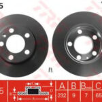 DF2805 TRW гальмівний диск