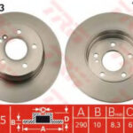 DF2813 TRW тормозной диск