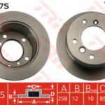 DF4087S TRW тормозной диск