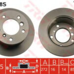 DF4088S TRW тормозной диск