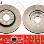 DF4165 TRW тормозной диск