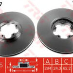 DF4217 TRW тормозной диск