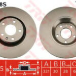 DF4358S TRW тормозной диск