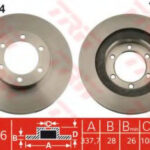 DF4494 TRW тормозной диск