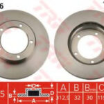 DF4506 TRW тормозной диск