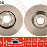 DF4849S TRW тормозной диск