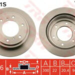 DF7061S TRW тормозной диск