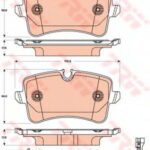 GDB1902 TRW комплект тормозных колодок