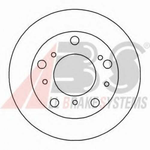 15035 A.B.S. тормозной диск