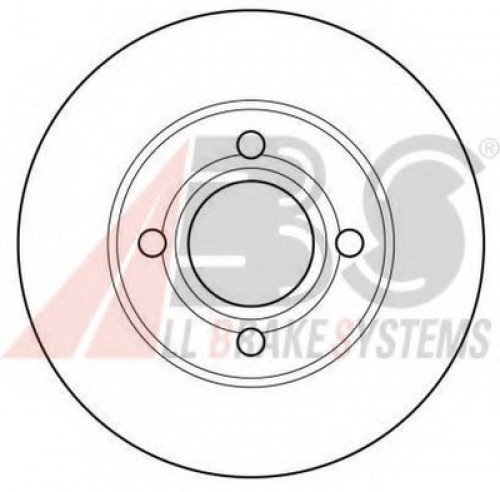 15746 A.B.S. гальмівний диск перед. audi 100/80 (82-92)