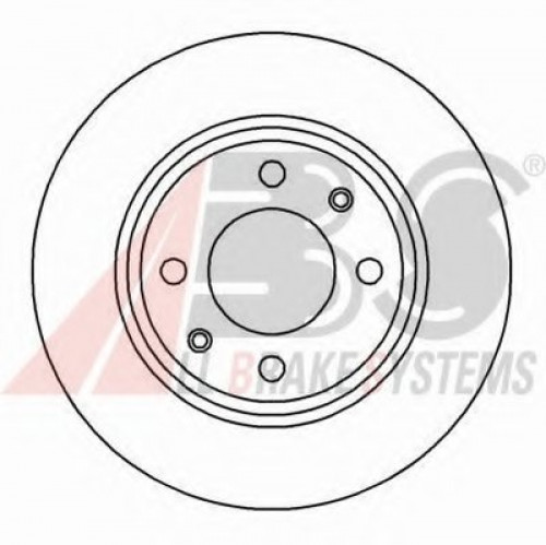 15841 A.B.S. тормозной диск