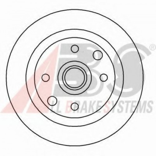 15893 A.B.S. тормозной диск