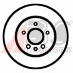 16880 A.B.S. тормозной диск