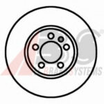 16881 A.B.S. тормозной диск