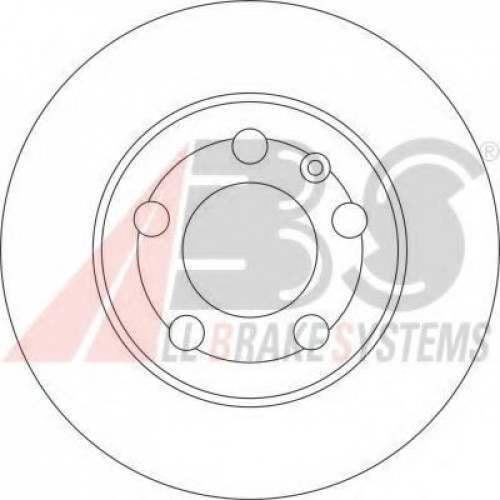 17009 A.B.S. тормозной диск