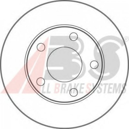 17056 A.B.S. тормозной диск