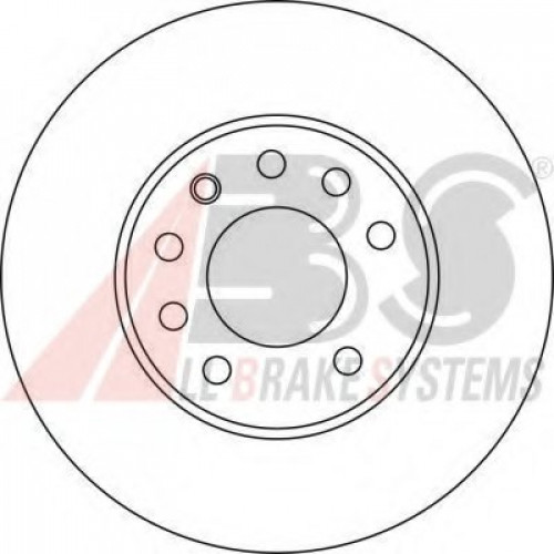 17368 A.B.S. тормозной диск