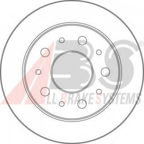 17462 A.B.S. тормозной диск