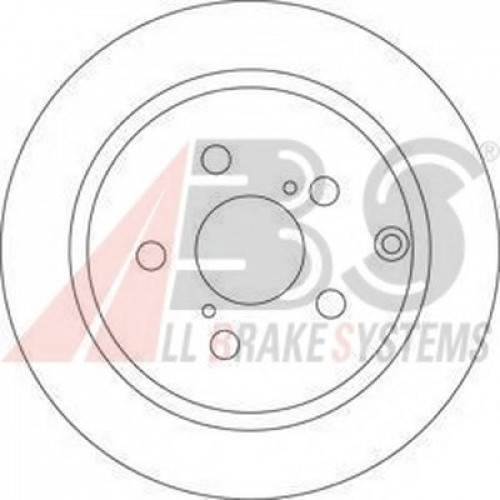 17512 A.B.S. тормозной диск