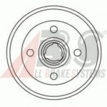 2325S A.B.S. тормозной барабан