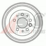 2403S A.B.S. тормозной барабан