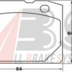 36080 A.B.S. комплект тормозных колодок
