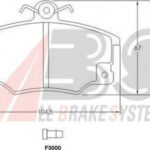 36521 A.B.S. комплект тормозных колодок