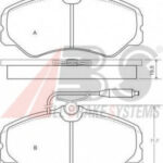 36589 A.B.S. комплект тормозных колодок