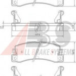 36604 A.B.S. комплект тормозных колодок