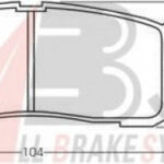 36672 A.B.S. комплект тормозных колодок