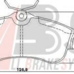 36740 A.B.S. комплект тормозных колодок
