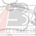 36749 A.B.S. комплект тормозных колодок