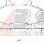 36775 A.B.S. комплект тормозных колодок