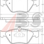 36805 A.B.S. комплект тормозных колодок