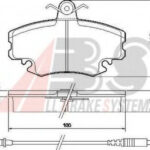36881 A.B.S. комплект тормозных колодок