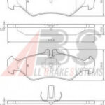 36902 A.B.S. комплект тормозных колодок