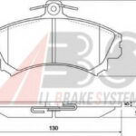 36919 A.B.S. комплект тормозных колодок