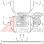 36961 A.B.S. комплект тормозных колодок