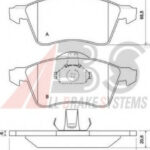 36986 A.B.S. комплект тормозных колодок
