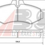 37095 A.B.S. комплект тормозных колодок