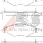 37105 A.B.S. комплект тормозных колодок