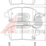 37134 A.B.S. комплект тормозных колодок