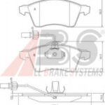 37143 A.B.S. комплект тормозных колодок