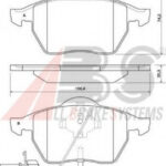 37156 A.B.S. комплект тормозных колодок