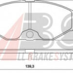 37161 A.B.S. комплект тормозных колодок