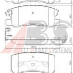 37199 A.B.S. комплект тормозных колодок